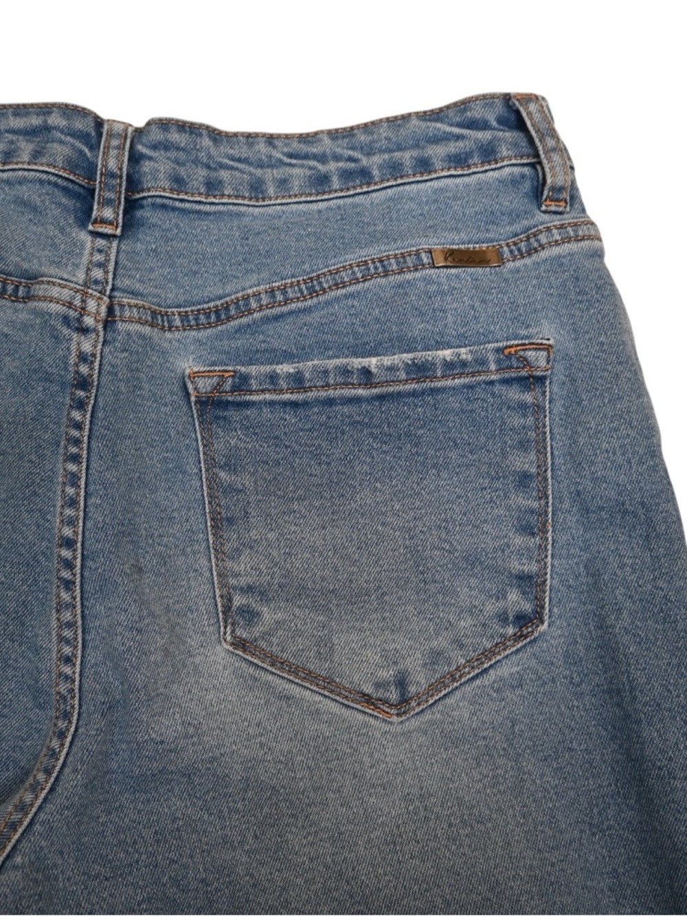 KanCan Women's 9/28 Frayed Hem Skinny Jean KC7328M - Picture 7 of 11